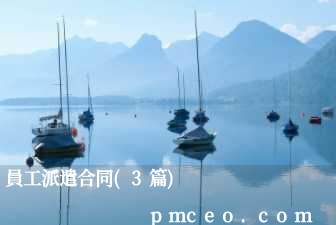 員工派遣合同(3篇)