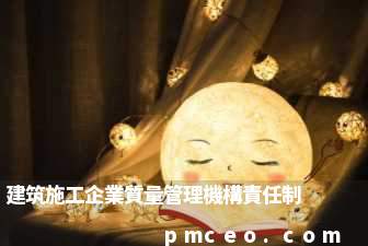 建筑施工企業質量管理機構責任制