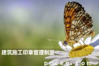 建筑施工印章管理制度