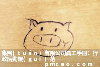 集團(tuán)有限公司員工手冊：行政后勤規(guī)范
